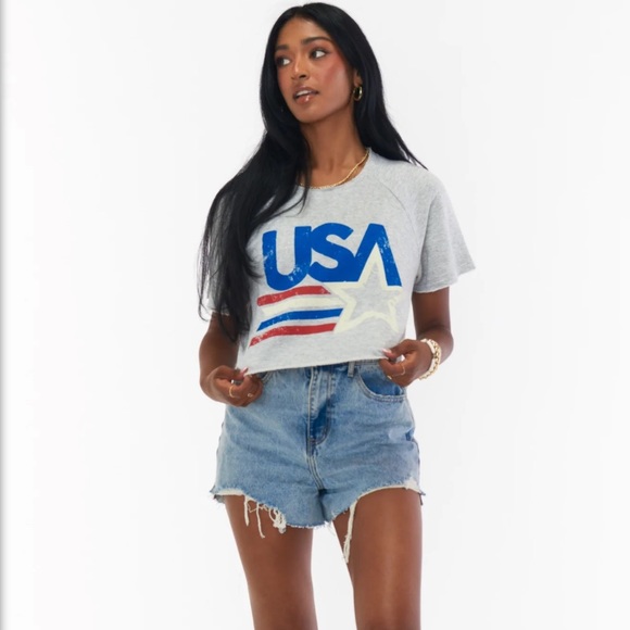 Show Me Your MuMu Tops - Show Me Your Mumu, Jimmy Crop, size large, NWT